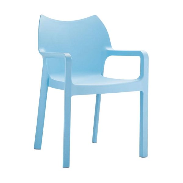 Diva Arm Chair – Light Blue
