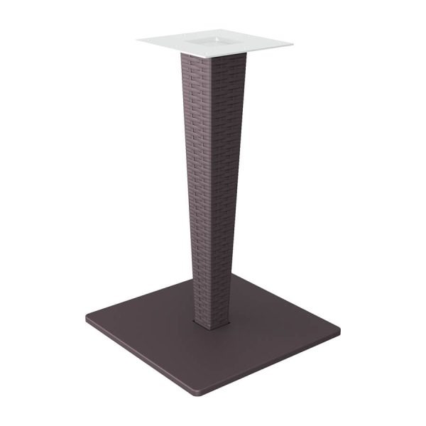 890 Riva Dining Table Base – Brown Wicker