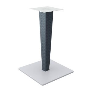 890 Riva Dining Table Base – Grey Wicker