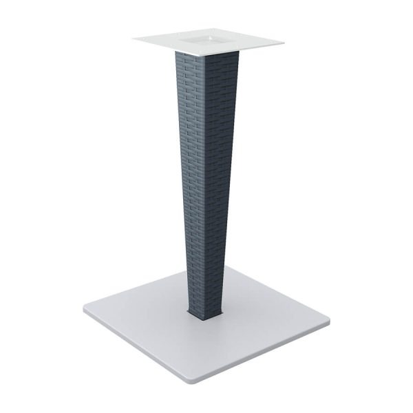 890 Riva Dining Table Base – Grey Wicker