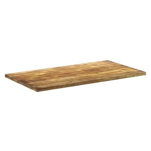 Rustic Aged Solid Wood Table Top – 1200x700x32mm