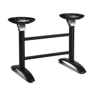 Spaceguard Aluminium Flip Top Deluxe Double Base – Black