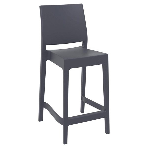 Maya  65 Bar Stool  – Dark Grey