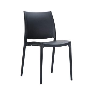 Maya Side Chair – Black