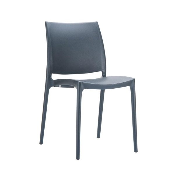 Maya Side Chair – Dark Grey