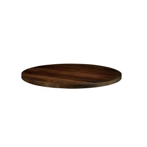 Solid Ash Table Top – Dark Walnut – 75cm dia (Round)