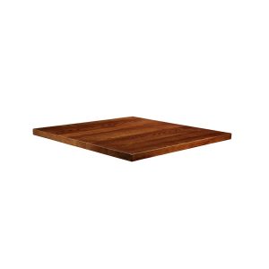 Solid Ash Table Top – Dark Walnut – 70cm x 70cm (Square)
