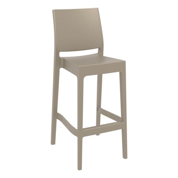 Maya  Bar Stool 75 Taupe