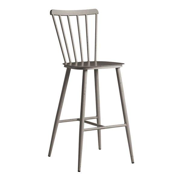Spin Bar Stool – Retro Dark Grey – Alu Frame