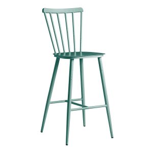 Spin Bar Stool – Retro Light Blue –  Alu Frame