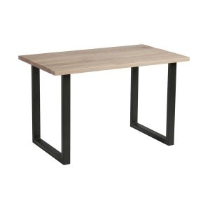 Wentworth ‘Loop’ Dining Table – Black – Extra White – 120cmx70cm