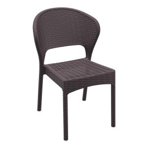 Daytona Rattan Side Chair – Brown
