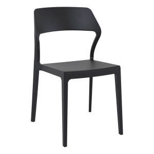 Snow Side Chair – Black