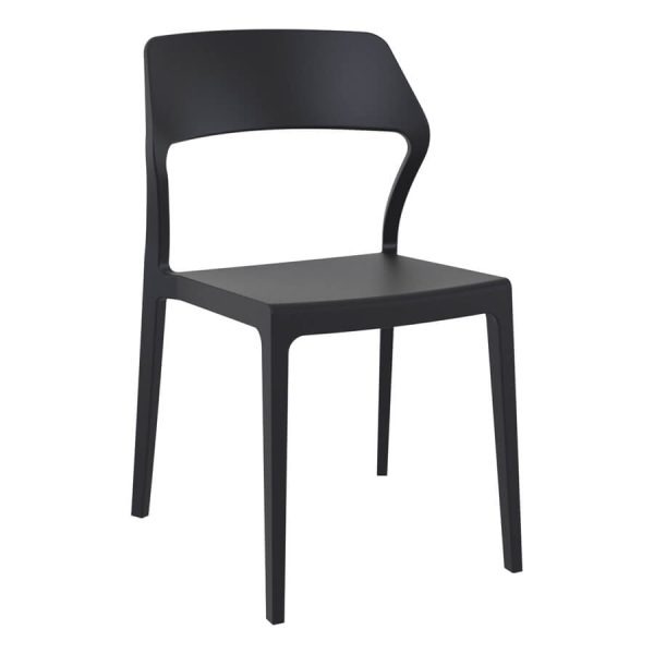 Snow Side Chair – Black
