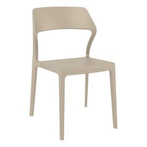 Snow Side Chair – Taupe