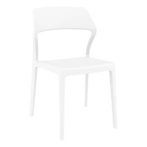 Snow Side Chair – White
