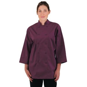 Chef Works Unisex Chefs Jacket Merlot L