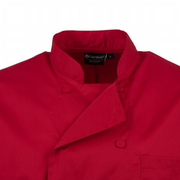 Chef Works Unisex Jacket Red XS