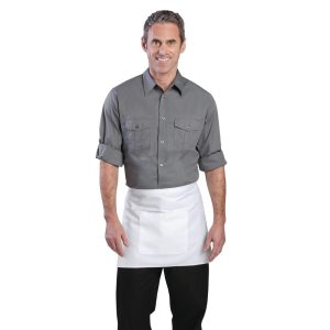 Chef Works Mens Pilot Shirt Grey XL