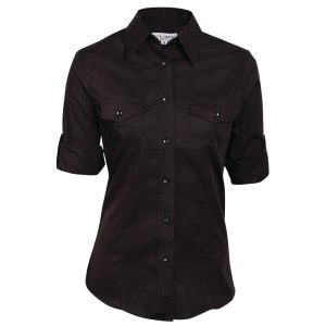 Chef Works Womens Pilot Shirt Black L