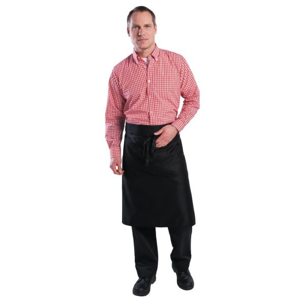 Chef Works Mens Gingham Shirt Red 2XL
