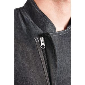 Chef Works Urban Gramercy Unisex Denim Chef Jacket Black S