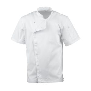 Chef Works Cannes Short Sleeve Chefs Jacket Size L
