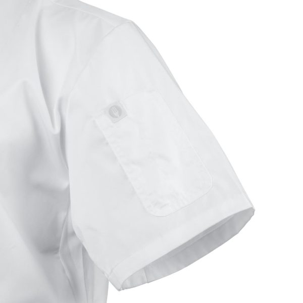 Chef Works Cannes Short Sleeve Chefs Jacket Size L