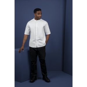 Southside Band Collar Jacket White Size L
