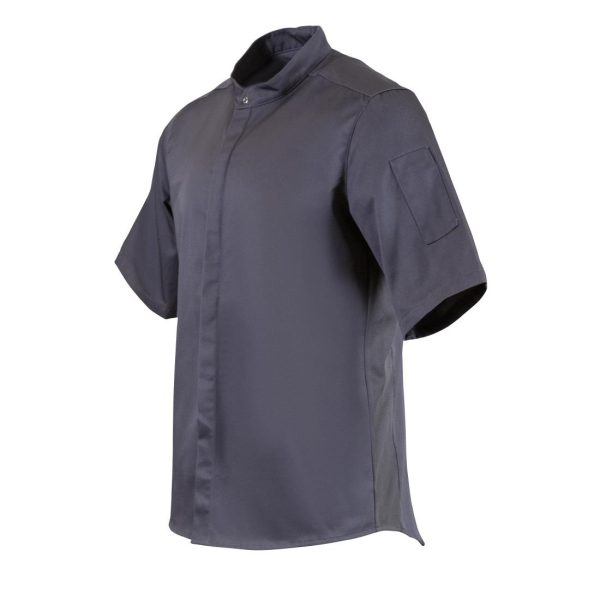 Southside Band Collar Jacket Charcoal Size L