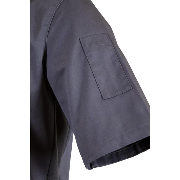 Southside Band Collar Jacket Charcoal Size L