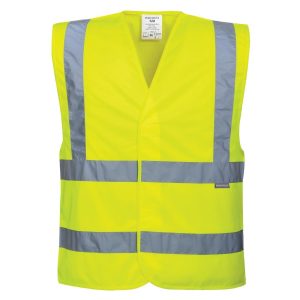 Hi-Vis Two Band and Brace Vest – Size L/XL