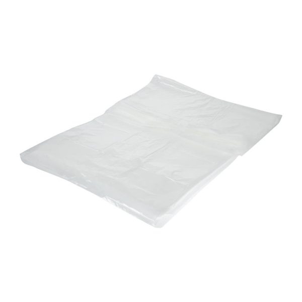Jantex Light Duty Recycled Bin Bag 10kg 80ltr Clear (Pack of 200)