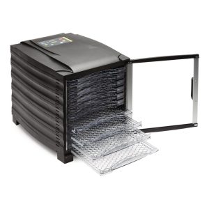 800W. 10 tray + digital timer & door