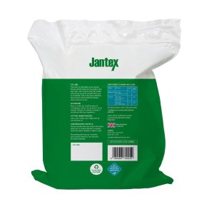 Jantex Green RTU Surface Sanitiser Wipes Refill Pack 200mm (Pack of 400)