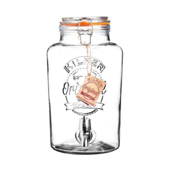 Kilner Clip Top Drinks Dispenser 5Ltr