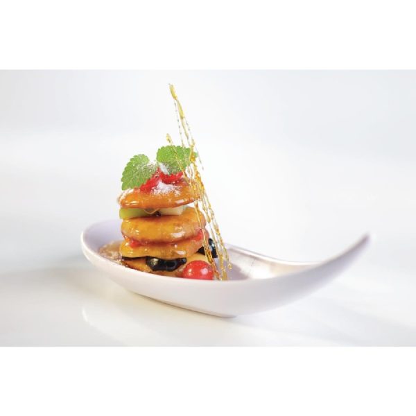 APS Boat Canape Spoon 145mm White