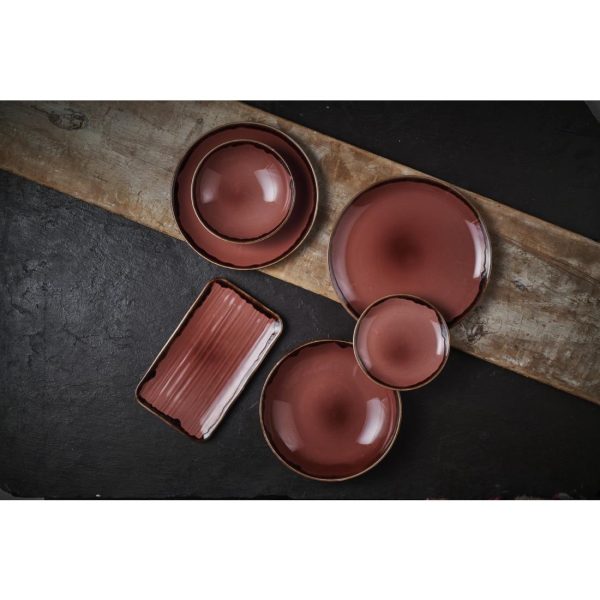 Dudson Harvest Plum Coupe Bowl 7.25 inch Box 12