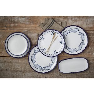 Dudson Harvest Mediterranean Organic Coupe Plate 10.6 inch Box 12