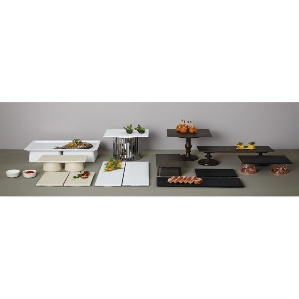 APS Zero Melamine Platter Black GN 1/3