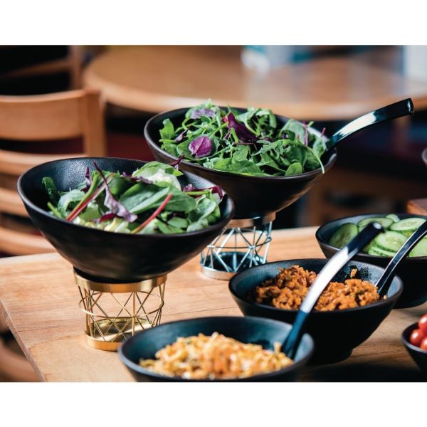 APS Marone Melamine Bowl Black 140mm