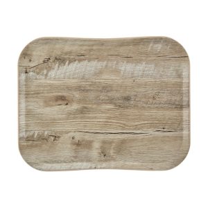 Cambro Versatray Century Non-Slip Light Oak Textured Wood Effect 330x430mm