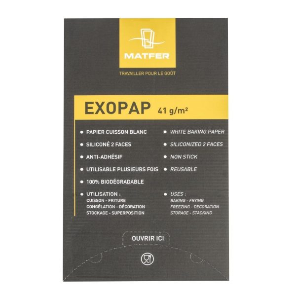 Matfer Bourgeat Exopap Baking Paper 325 x 530mm (Pack of 500)
