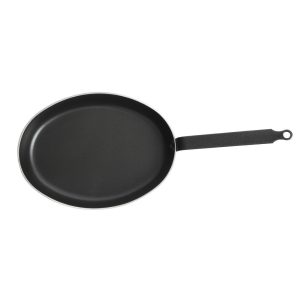 Matfer Bourgeat Classe Chef Non-Stick Aluminium Oval Fish Frying Pan 360mm