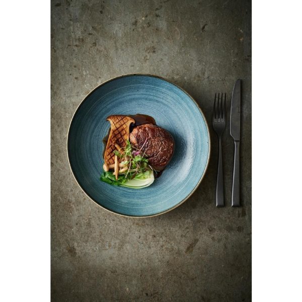 Churchill Stonecast Raw Evolve Coupe Plates Teal 165mm (Pack of 12)