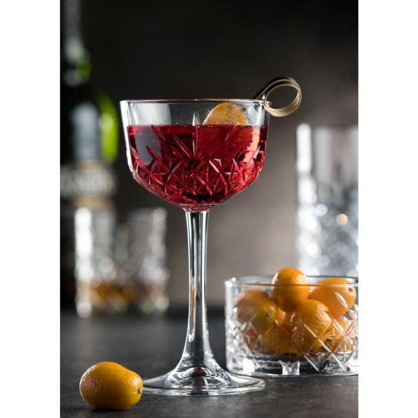 Utopia Timeless Vintage Nick and Nora Glasses 160ml (Pack of 6)