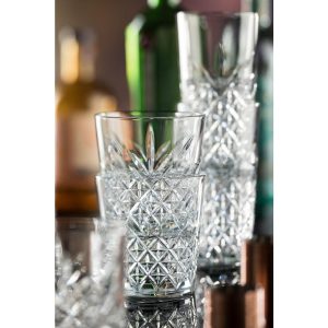 Utopia Timeless Vintage Stackable Glasses 350ml (Pack of 12)