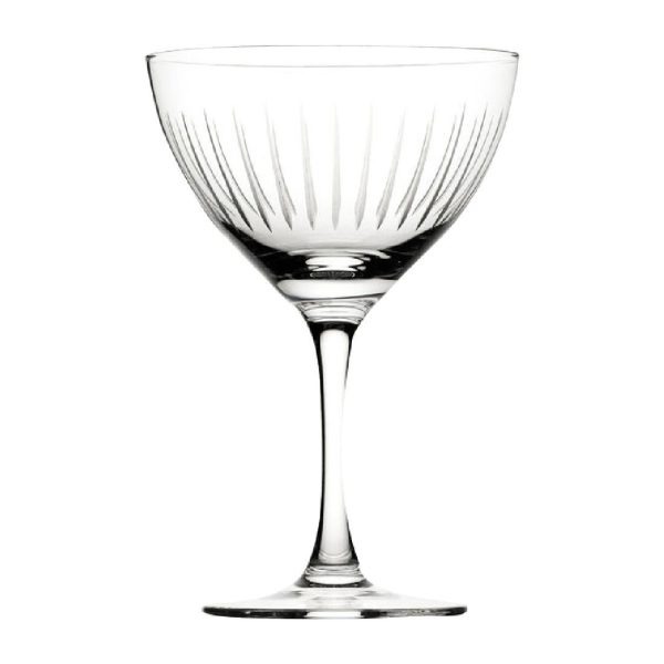 Utopia Raffles Lines Martini Glasses 190ml (Pack of 6)