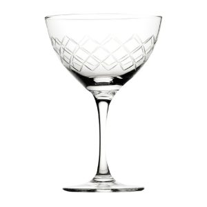 Utopia Raffles Diamond Martini Glasses 190ml (Pack of 6)