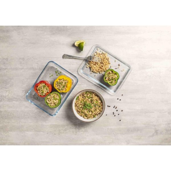 Pyrex Pure Glass Food Storage Container 0.8Ltr